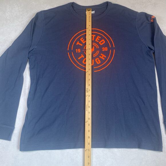COLUMBIA PHG Mens 2XL Long Sleeve Blue Tested Tough Winter Shirt - Picture 2 of 7